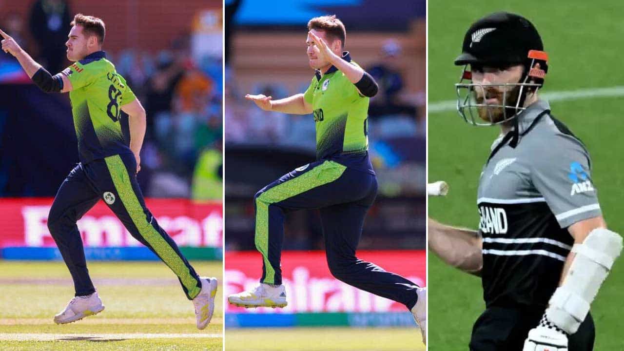 NZ vs IRE: ಜೋಶ್ವಾ ಲಿಟಲ್ ಹ್ಯಾಟ್ರಿಕ್ ವಿಕೆಟ್: ನ್ಯೂಜಿಲೆಂಡ್ ಬ್ಯಾಟರ್​ಗಳ ಹುಟ್ಟಡಗಿಸಿದ ಐರ್ಲೆಂಡ್ ಬೌಲರ್: ವಿಡಿಯೋ ನೋಡಿ