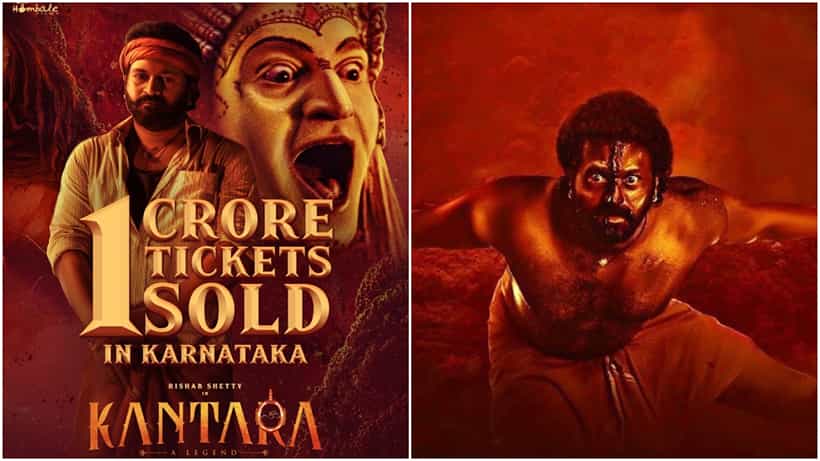 Kantara: ಕರ್ನಾಟಕದಲ್ಲಿ ‘ಕಾಂತಾರ’ ಚಿತ್ರದ 1 ಕೋಟಿ ಟಿಕೆಟ್ಸ್ ಮಾರಾಟ; ದಾಖಲೆಗೆ ಹಿಗ್ಗಿದ ‘ಹೊಂಬಾಳೆ ಫಿಲ್ಮ್ಸ್’