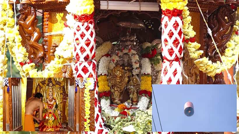 ಕಾರವಾರ: ಜಾತ್ರೆ ನಿಮಿತ್ತ ಬಿಸಿ ಗಾಳಿ ತುಂಬಿದ ಬಲೂನ್ ಹಾರಿ ಬಿಡುವ ಭಕ್ತರು