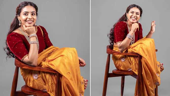 ಮುದ್ದು ಮುದ್ದಾಗಿ ಪೋಸ್​ ನೀಡಿದ ಕಾಂತಾರ ಸುಂದರಿ