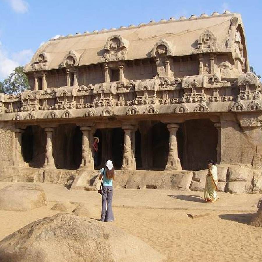 Indian Tourist Places Increase in foreign tourist visits to Mahabalipuram temple kannada news
