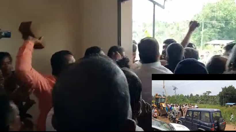 ರಾಮನಗರದಲ್ಲಿ ಮತ್ತೆ ಕಾರ್ಯಕರ್ತರ ಕಿತ್ತಾಟ: ಕಾಂಗ್ರೆಸ್ ಮಾಜಿ ಶಾಸಕ ಹೆಚ್.ಸಿ.ಬಾಲಕೃಷ್ಣ ಕಾರಿನ ಮೇಲೆ ಕಲ್ಲು ತೂರಾಟ