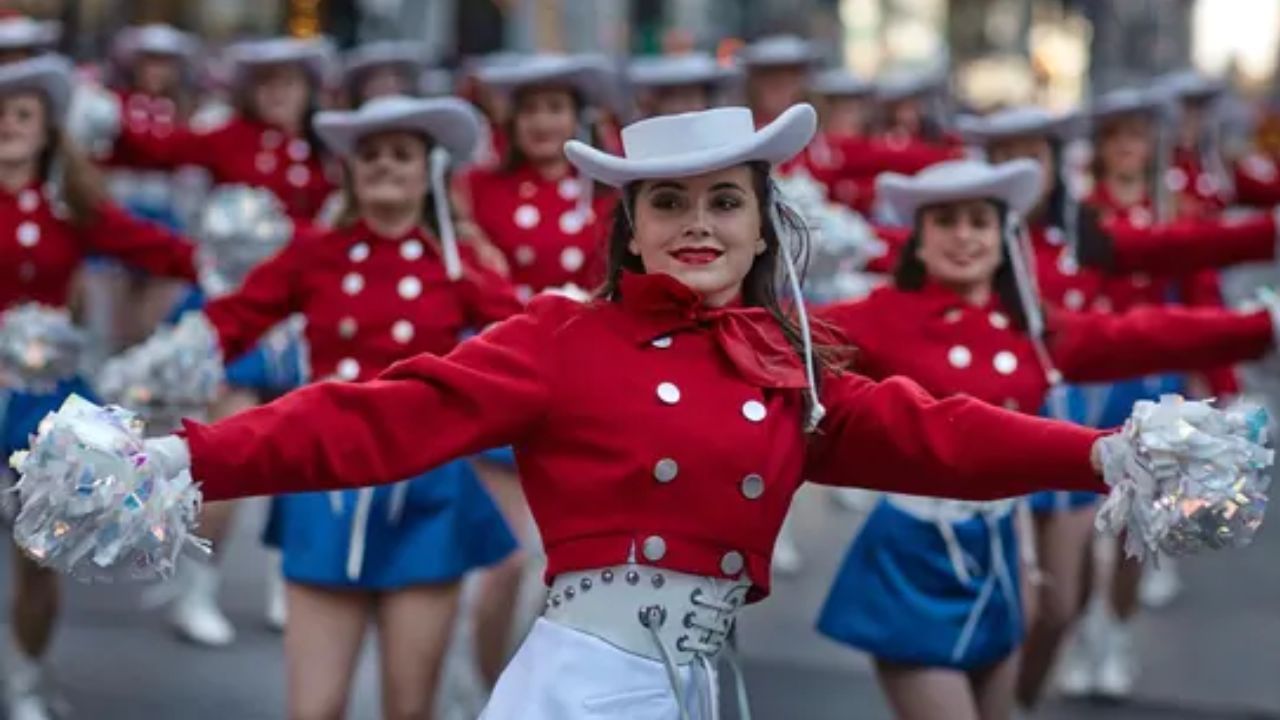 Performers at the Macy's Thanksgiving Day Parade in New York