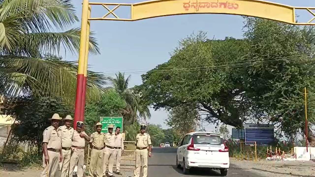 Border Dispute: ಗಡಿ ವಿವಾದದ ಕಿಚ್ಚು ಮಿರಜ್​-ಕಾಗವಾಡ ರಸ್ತೆಯಲ್ಲಿ ಬಿಗಿ ಪೊಲೀಸ್ ಬಂದೋಬಸ್ತ್