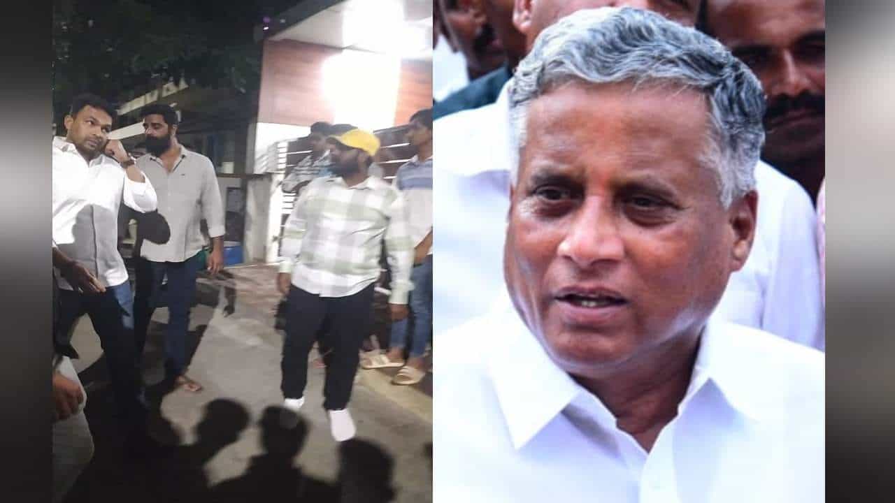 ಸಿಸಿಬಿ ಪೊಲೀಸ್ ದಾಳಿ ವೇಳೆ ತಲೆಮರಿಸಿಕೊಂಡಿದ್ದ ರೌಡಿಶೀಟರ್ ನಾಗ ಸಚಿವ ವಿ ಸೋಮಣ್ಣ ಮನೆಗೆ ಎಂಟ್ರಿ ಸಿಸಿಬಿ ಪೊಲೀಸ್ ದಾಳಿ ವೇಳೆ ತಲೆಮರಿಸಿಕೊಂಡಿದ್ದ ರೌಡಿಶೀಟರ್ ನಾಗ ಸಚಿವ ವಿ ಸೋಮಣ್ಣ ಮನೆಗೆ ಎಂಟ್ರಿ