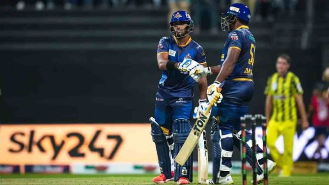 Abu Dhabi T10: ಶೂನ್ಯ ಸುತ್ತಿದ್ದ ಸುರೇಶ್ ರೈನಾ, 33 ಎಸೆತಗಳಲ್ಲಿ 77 ರನ್ ಚಚ್ಚಿದ ಪೂರನ್..! Abu Dhabi T10: ಶೂನ್ಯ ಸುತ್ತಿದ್ದ ಸುರೇಶ್ ರೈನಾ, 33 ಎಸೆತಗಳಲ್ಲಿ 77 ರನ್ ಚಚ್ಚಿದ ಪೂರನ್..!