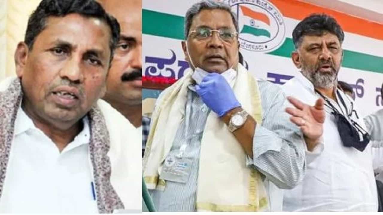 ಒಂದೇ ಟಿಕೆಟ್ ಎಂದ ಡಿಕೆ ಶಿವಕುಮಾರ್, ಸಮಸ್ಯೆ ಬಗೆಹರಿಸಿಕೊಂಡು ಬನ್ನಿ ಅಂದ್ರು ಮುನಿಯಪ್ಪ: ಸಿದ್ದರಾಮಯ್ಯಗೆ ಶುರುವಾಯ್ತು ಟೆನ್ಷನ್ ಒಂದೇ ಟಿಕೆಟ್ ಎಂದ ಡಿಕೆ ಶಿವಕುಮಾರ್, ಸಮಸ್ಯೆ ಬಗೆಹರಿಸಿಕೊಂಡು ಬನ್ನಿ ಅಂದ್ರು ಮುನಿಯಪ್ಪ: ಸಿದ್ದರಾಮಯ್ಯಗೆ ಶುರುವಾಯ್ತು ಟೆನ್ಷನ್