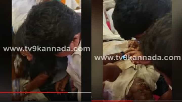 ಶ್ರೀಶೈಲಪ್ಪ ಜೀವ ಉಳಿಸಲು ಕಾಂಗ್ರೆಸ್ ನಾಯಕಿ ಡಾ.ವನಿತಾ ಪ್ರಯತ್ನಿಸಿದ ಕೊನೆ ಕ್ಷಣದ ವಿಡಿಯೋ ಶ್ರೀಶೈಲಪ್ಪ ಜೀವ ಉಳಿಸಲು ಕಾಂಗ್ರೆಸ್ ನಾಯಕಿ ಡಾ.ವನಿತಾ ಪ್ರಯತ್ನಿಸಿದ ಕೊನೆ ಕ್ಷಣದ ವಿಡಿಯೋ