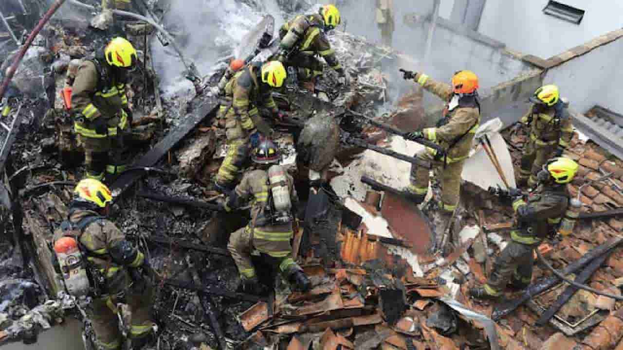 ಕೊಲಂಬಿಯಾದಲ್ಲಿ ಮನೆಗೆ ಡಿಕ್ಕಿ ಹೊಡೆದು ಸಣ್ಣ ವಿಮಾನ ಪತನ; 8 ಪ್ರಯಾಣಿಕರು ಸಾವು