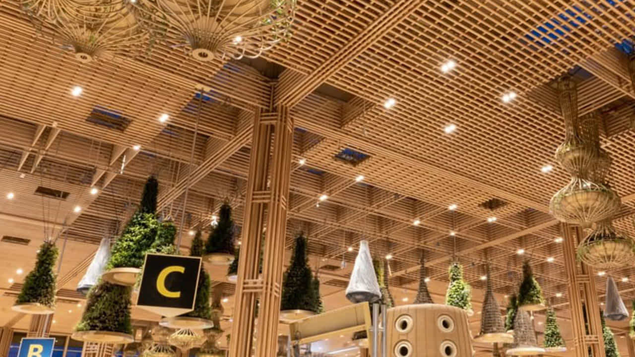 Bengaluru airport ಕಣ್ಮನ ಸೆಳೆಯುವ ಬೆಂಗಳೂರು ವಿಮಾನ ನಿಲ್ದಾಣದ ಟರ್ಮಿನಲ್ 2; ಹೇಗಿದೆ ವಿನ್ಯಾಸ? Bengaluru airport ಕಣ್ಮನ ಸೆಳೆಯುವ ಬೆಂಗಳೂರು ವಿಮಾನ ನಿಲ್ದಾಣದ ಟರ್ಮಿನಲ್ 2; ಹೇಗಿದೆ ವಿನ್ಯಾಸ?