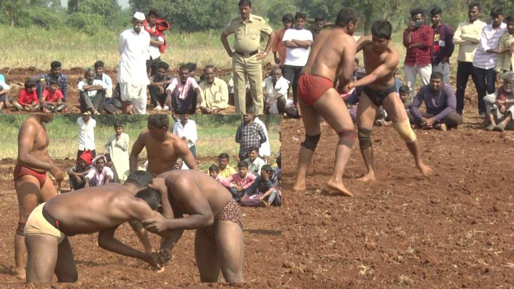 Jangi Kushti annual sports held in Taranalli village in Bhalki taluk Bidar