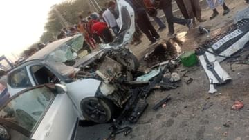 Accident: ವೇಗವಾಗಿ ಬಂದ ಕಾರು ಟ್ರೇಲರ್ ಲಾರಿಗೆ ಡಿಕ್ಕಿ, 4 ಮಂದಿ ಸಾವು