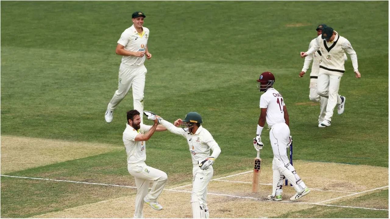 AUS vs WI: ಆಸೀಸ್ಗೆ 419 ರನ್ಗಳ ಭಾರಿ ಜಯ; ಕೆರಿಬಿಯನ್ ದೈತ್ಯರಿಗೆ ವೈಟ್ ವಾಶ್ ಮುಖಭಂಗ..! AUS vs WI: ಆಸೀಸ್ಗೆ 419 ರನ್ಗಳ ಭಾರಿ ಜಯ; ಕೆರಿಬಿಯನ್ ದೈತ್ಯರಿಗೆ ವೈಟ್ ವಾಶ್ ಮುಖಭಂಗ..!