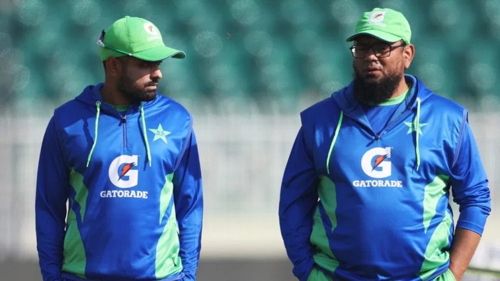 Pakistan Team Babar Azam Test captaincy sack likely in July 2023 Head coach Saqlain Mushtaq could step down PCB sources