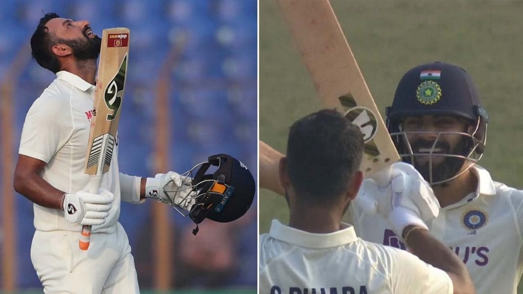 Cheteshwar Pujara and Virat Kohli