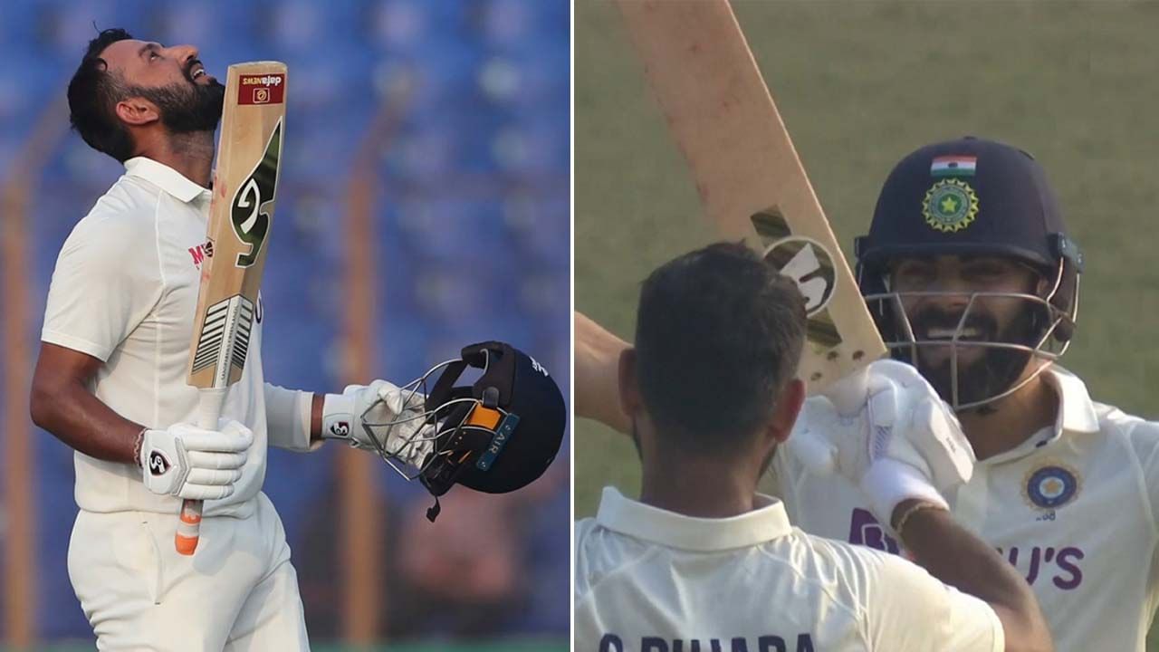 Cheteshwar Pujara: ಪೂಜಾರ ವೇಗದ ಶತಕ ಸಿಡಿಸಿದ ಸಂದರ್ಭ ಮೈದಾನದಲ್ಲಿ ವಿರಾಟ್ ಕೊಹ್ಲಿ ಮಾಡಿದ್ದೇನು ನೋಡಿ Cheteshwar Pujara: ಪೂಜಾರ ವೇಗದ ಶತಕ ಸಿಡಿಸಿದ ಸಂದರ್ಭ ಮೈದಾನದಲ್ಲಿ ವಿರಾಟ್ ಕೊಹ್ಲಿ ಮಾಡಿದ್ದೇನು ನೋಡಿ
