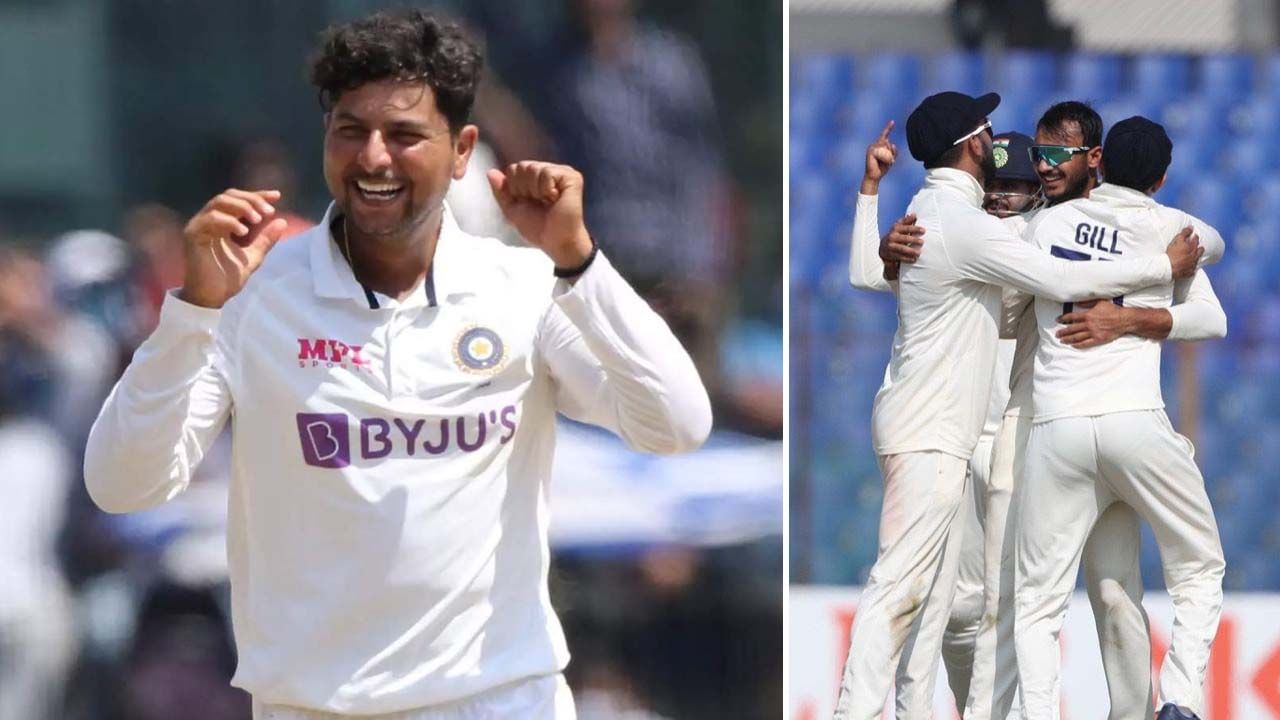 IND vs BAN 1st Test: ಕುಲ್ದೀಪ್-ಅಕ್ಷರ್ ಸ್ಪಿನ್ ಮೋಡಿಗೆ ಬಾಂಗ್ಲಾ ತತ್ತರ: ಮೊದಲ ಟೆಸ್ಟ್ನಲ್ಲಿ ಭಾರತಕ್ಕೆ 188 ರನ್ಗಳ ಭರ್ಜರಿ ಜಯ IND vs BAN 1st Test: ಕುಲ್ದೀಪ್-ಅಕ್ಷರ್ ಸ್ಪಿನ್ ಮೋಡಿಗೆ ಬಾಂಗ್ಲಾ ತತ್ತರ: ಮೊದಲ ಟೆಸ್ಟ್ನಲ್ಲಿ ಭಾರತಕ್ಕೆ 188 ರನ್ಗಳ ಭರ್ಜರಿ ಜಯ