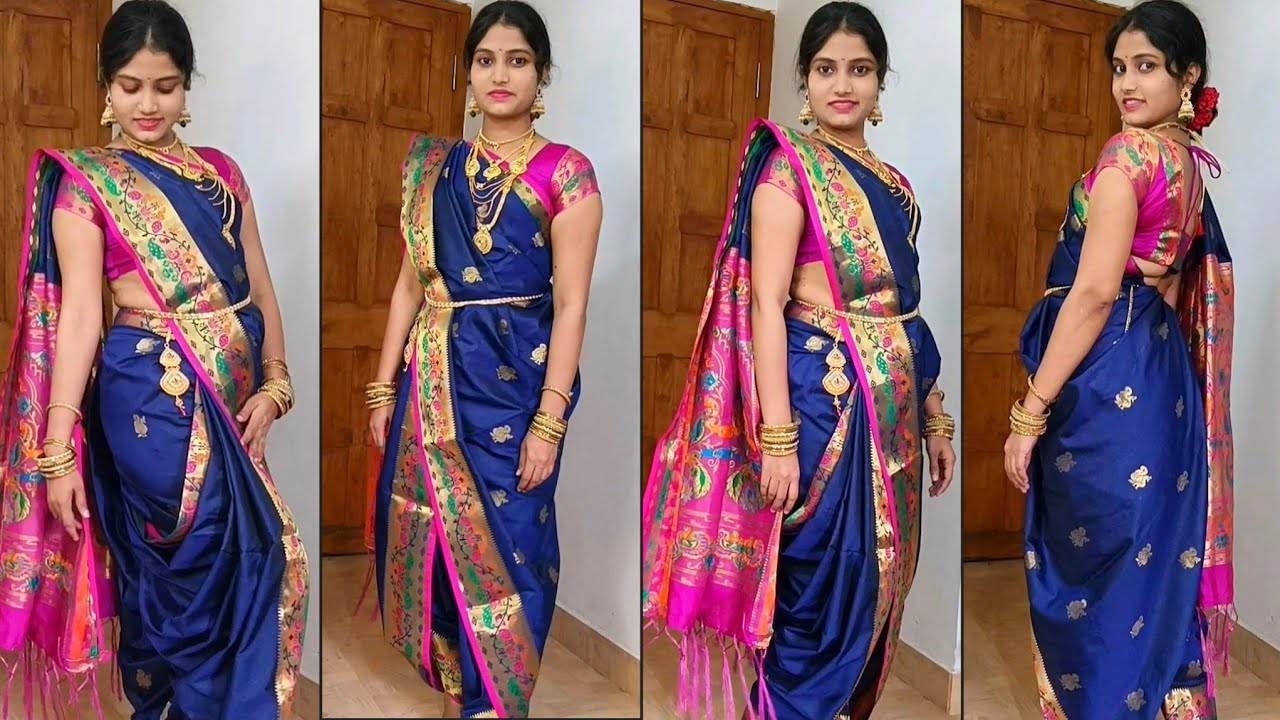 Traditional Saree Draping Styles From Different Parts Of India - Part 1 -  Step By Step Tutorial - YouTube