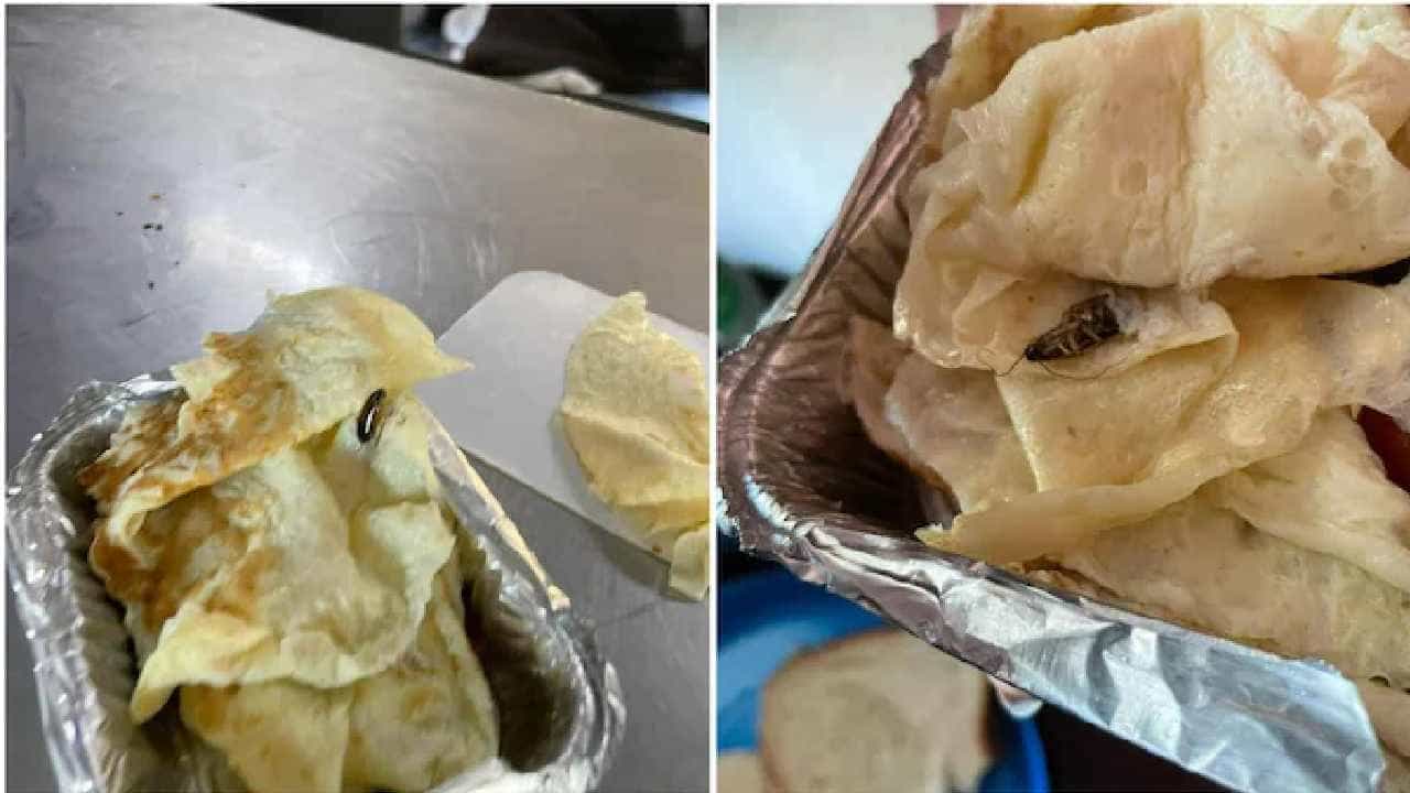 Rajdhani Express: ರೈಲಿನಲ್ಲಿ ಆಹಾರ ತಿನ್ನುವ ಮುನ್ನ ಎಚ್ಚರ! ರಾಜಧಾನಿ ಎಕ್ಸ್ಪ್ರೆಸ್ ರೈಲಿನಲ್ಲಿ ನೀಡಿದ ಆಹಾರದಲ್ಲಿತ್ತು ಸತ್ತ ಜಿರಳೆ Rajdhani Express: ರೈಲಿನಲ್ಲಿ ಆಹಾರ ತಿನ್ನುವ ಮುನ್ನ ಎಚ್ಚರ! ರಾಜಧಾನಿ ಎಕ್ಸ್ಪ್ರೆಸ್ ರೈಲಿನಲ್ಲಿ ನೀಡಿದ ಆಹಾರದಲ್ಲಿತ್ತು ಸತ್ತ ಜಿರಳೆ