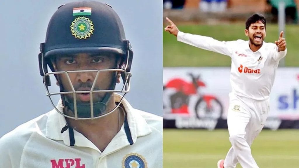 IND vs BAN Ravichandran Ashwin Scored 16 Runs off the Bowling of Mehdi Hasan in 2nd test