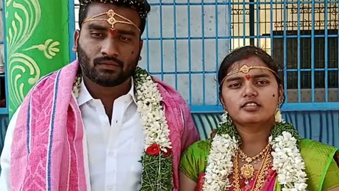 ತೆಲಂಗಾಣ: ಸಿಸಿಟಿವಿಯಲ್ಲಿ ಸೆರೆಯಾದ ಅಪಹರಣ ದೃಶ್ಯ; ಪೊಲೀಸರು ಹುಡುಕಾಟ ಶುರು ಮಾಡಿದಾಗ ಕಿಡ್ನಾಪ್ ಮಾಡಿದವನ ಜತೆಗೆ ಮದುವೆಯಾಗಿ ಬಂದ ಯುವತಿ ತೆಲಂಗಾಣ: ಸಿಸಿಟಿವಿಯಲ್ಲಿ ಸೆರೆಯಾದ ಅಪಹರಣ ದೃಶ್ಯ; ಪೊಲೀಸರು ಹುಡುಕಾಟ ಶುರು ಮಾಡಿದಾಗ ಕಿಡ್ನಾಪ್ ಮಾಡಿದವನ ಜತೆಗೆ ಮದುವೆಯಾಗಿ ಬಂದ ಯುವತಿ