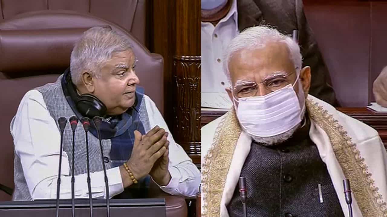 ಸದನದಲ್ಲಿ ಮಾಸ್ಕ್ ಧರಿಸಿ, ಸಾಮಾಜಿಕ ಅಂತರ ಕಾಯ್ದುಕೊಳ್ಳಿ: ಜಗದೀಪ್ ಧನಕರ್ ಸದನದಲ್ಲಿ ಮಾಸ್ಕ್ ಧರಿಸಿ, ಸಾಮಾಜಿಕ ಅಂತರ ಕಾಯ್ದುಕೊಳ್ಳಿ: ಜಗದೀಪ್ ಧನಕರ್