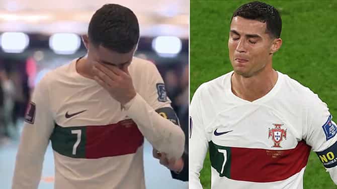 Cristiano Ronaldo: ಪೋರ್ಚುಗಲ್ ಔಟ್: ಮೈದಾನದಿಂದಲೇ ಕಣ್ಣೀರಿಡುತ್ತಾ ತೆರಳಿದ ಕ್ರಿಸ್ಟಿಯಾನೊ ರೊನಾಲ್ಡೊ