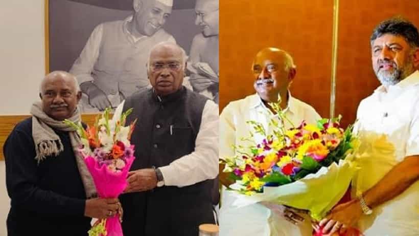 ಮರಳಿ ಕಾಂಗ್ರೆಸ್ ಸೇರಲು ವಿಶ್ವನಾಥ್ ತೆರೆಮರೆಯ ಕಸರತ್ತು: ಖರ್ಗೆ, ಸಿದ್ದು ಬಳಿಕ ಡಿಕೆಶಿ ಭೇಟಿಯಾದ ಹಳ್ಳಿಹಕ್ಕಿ!