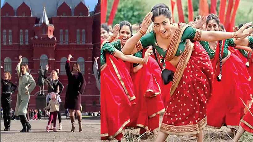 ‘ಸಾಮಿ ಸಾಮಿ’ ಹಾಡಿಗೆ ನರ್ತಿಸುತ್ತಿರುವ ರಷ್ಯನ್ ಬಾಲೆಯರ ವಿಡಿಯೋ ವೈರಲ್