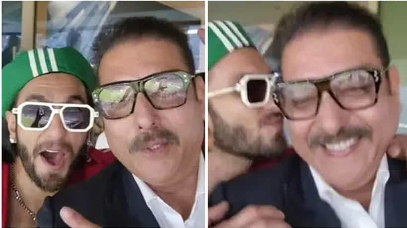 ಫಿಫಾ ವಿಶ್ವಕಪ್ ಫೈನಲ್ ವೇಳೆ ರವಿ ಶಾಸ್ತ್ರಿಗೆ ಕಿಸ್ ಮಾಡಿದ ರಣವೀರ್ ಸಿಂಗ್; ಇಲ್ಲಿದೆ ವೈರಲ್ ವಿಡಿಯೋ