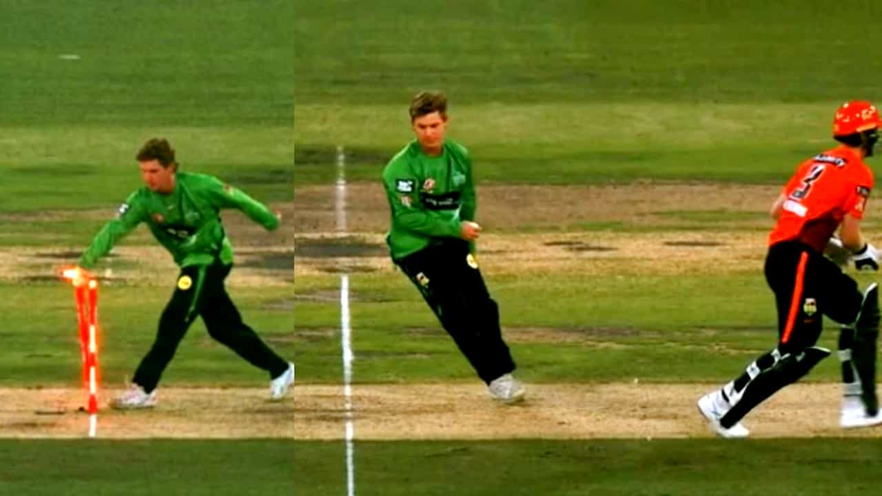 Adam Zampa: ಮಂಕಡ್ ರನೌಟ್ ಮಾಡಿದ್ರೂ ನಾಟೌಟ್ ಎಂದ ಅಂಪೈರ್..! Adam Zampa: ಮಂಕಡ್ ರನೌಟ್ ಮಾಡಿದ್ರೂ ನಾಟೌಟ್ ಎಂದ ಅಂಪೈರ್..!