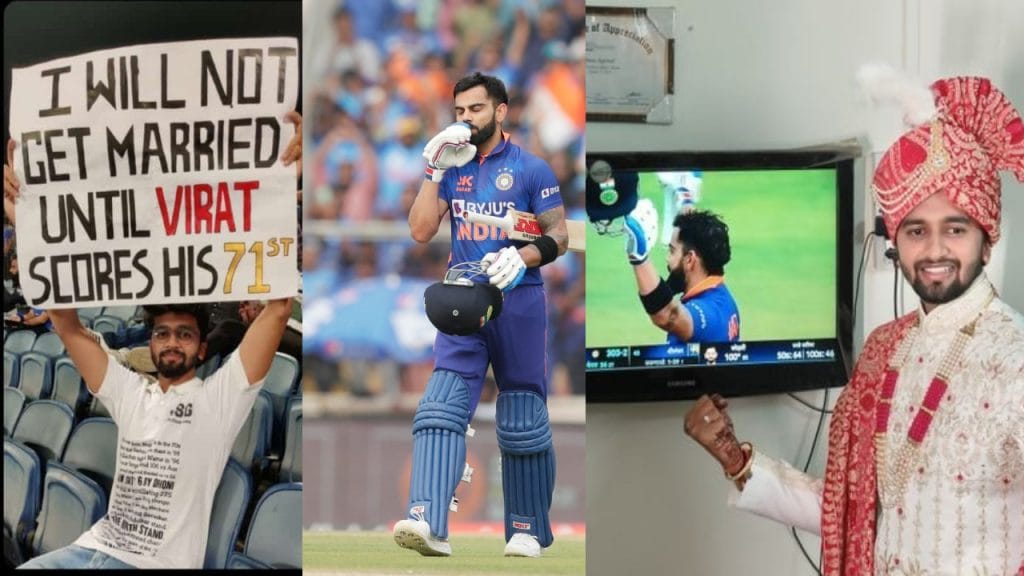 Virat Kohli fan who waited for 71st century to get married Man gets special wedding gift
