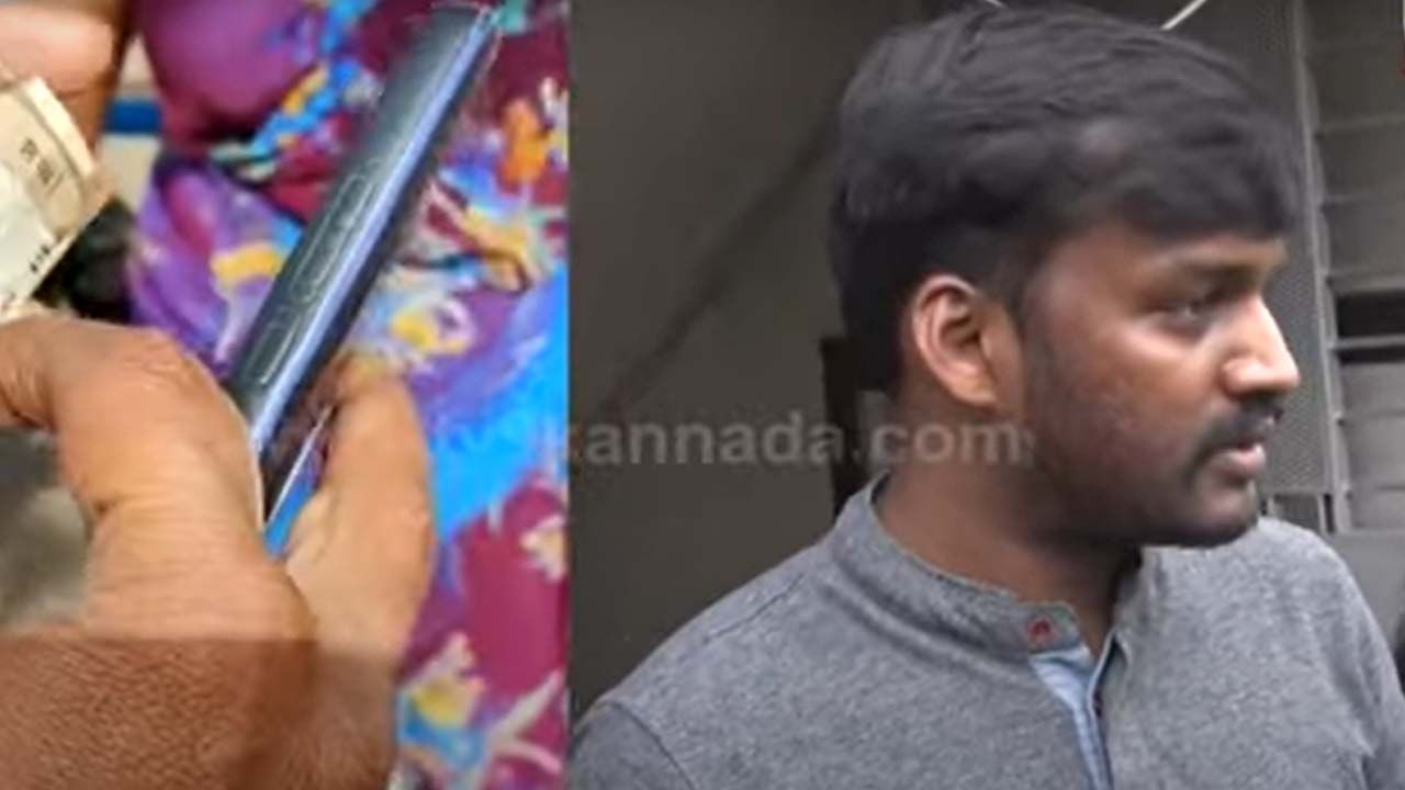 Man rains money in KR Market | ಅರುಣ್ ಒಳ್ಳೆಯ ವ್ಯಕ್ತಿ, ಕೋವಿಡ್ ಸಮಯದಲ್ಲಿ ತುಂಬಾ ಜನರಿಗೆ ಸಹಾಯ ಮಾಡಿದ್ದಾನೆ: ಶಿವಕುಮಾರ್, ಅರುಣ್ ಸ್ನೇಹಿತ