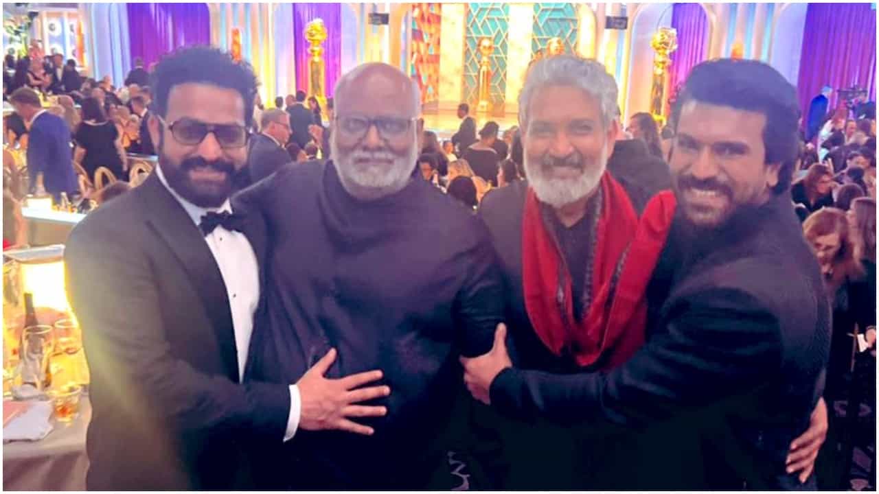 ತೆಲುಗಿನ ‘ಆರ್ಆರ್ಆರ್’ ಚಿತ್ರತಂಡಕ್ಕೆ ‘ಗೋಲ್ಡನ್ ಗ್ಲೋಬ್’ ಪ್ರಶಸ್ತಿಯ ಗೌರವ ಸಿಕ್ಕಿದೆ. ಈ ಖುಷಿಯ ಕ್ಷಣದಲ್ಲಿ ಇಡೀ ತಂಡ ಭಾಗಿ ಆಗಿದೆ. ಚಿತ್ರತಂಡದವರ ಫೋಟೋಗಳು ವೈರಲ್ ಆಗಿವೆ. ಅವರಿಗೆ ಎಲ್ಲರೂ ಅಭಿನಂದನೆ ತಿಳಿಸುತ್ತಿದ್ದಾರೆ.