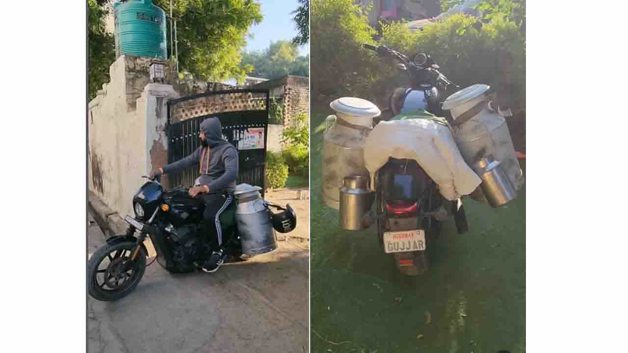 ದುಬಾರಿ ಬೈಕ್ ಮೇಲೆ ಹಾಲು ಮಾರುವವನ ಸವಾರಿ; ದುಡಿದದ್ದೆಲ್ಲ ಪೆಟ್ರೋಲಿಗೆ ಎನ್ನುತ್ತಿರುವ ನೆಟ್ಟಿಗರು
