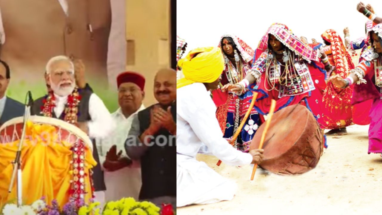 Modi played nagari: ಬಂಜಾರ ನಗಾರಿ ಬಾರಿಸಿ ಜನರನ್ನು ಹುರಿದುಂಬಿಸಿದ ನಮೋ, ಮೋದಿ ಬಾರಿಸಿದ ನಗಾರಿ ಬಗ್ಗೆ ಇಲ್ಲಿದೆ ಕುತೂಹಲಕಾರಿ ಸಂಗತಿ Modi played nagari: ಬಂಜಾರ ನಗಾರಿ ಬಾರಿಸಿ ಜನರನ್ನು ಹುರಿದುಂಬಿಸಿದ ನಮೋ, ಮೋದಿ ಬಾರಿಸಿದ ನಗಾರಿ ಬಗ್ಗೆ ಇಲ್ಲಿದೆ ಕುತೂಹಲಕಾರಿ ಸಂಗತಿ