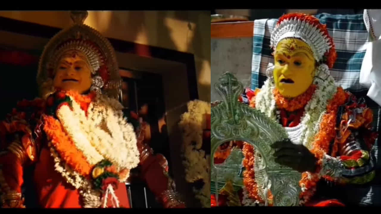 ದೈವದ ಹರಕೆ ತೀರಿಸಿದ ‘ಕಾಂತಾರ’ ತಂಡ; ರೋಮಾಂಚನಕಾರಿಯಾಗಿದೆ ವಿಡಿಯೋ ದೈವದ ಹರಕೆ ತೀರಿಸಿದ ‘ಕಾಂತಾರ’ ತಂಡ; ರೋಮಾಂಚನಕಾರಿಯಾಗಿದೆ ವಿಡಿಯೋ 