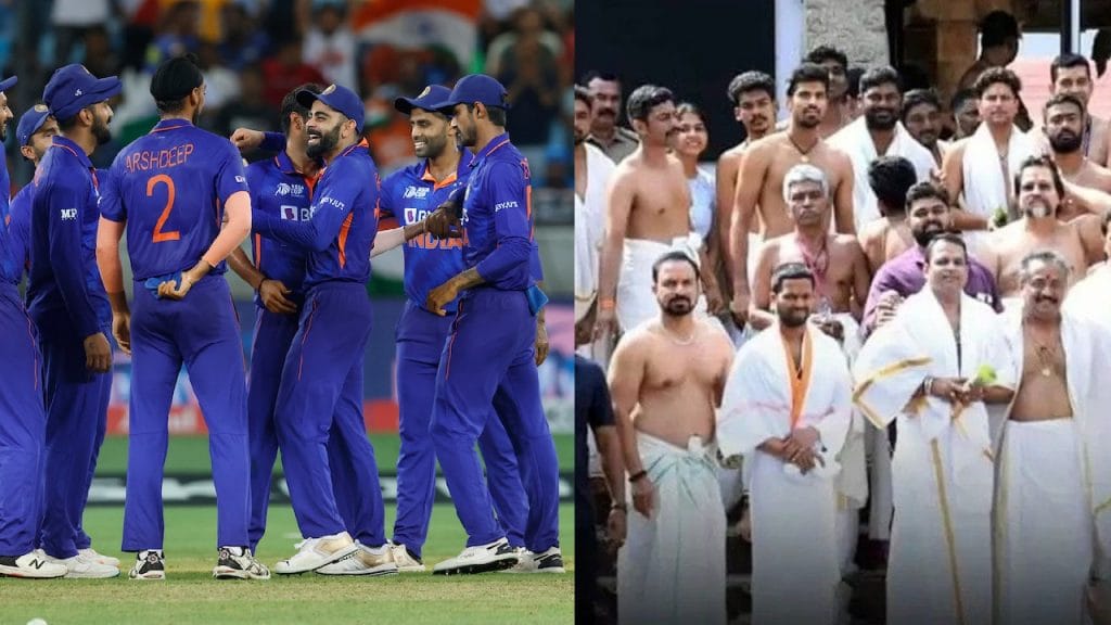 Team India Players visit Sree Padmanabhaswamy Temple