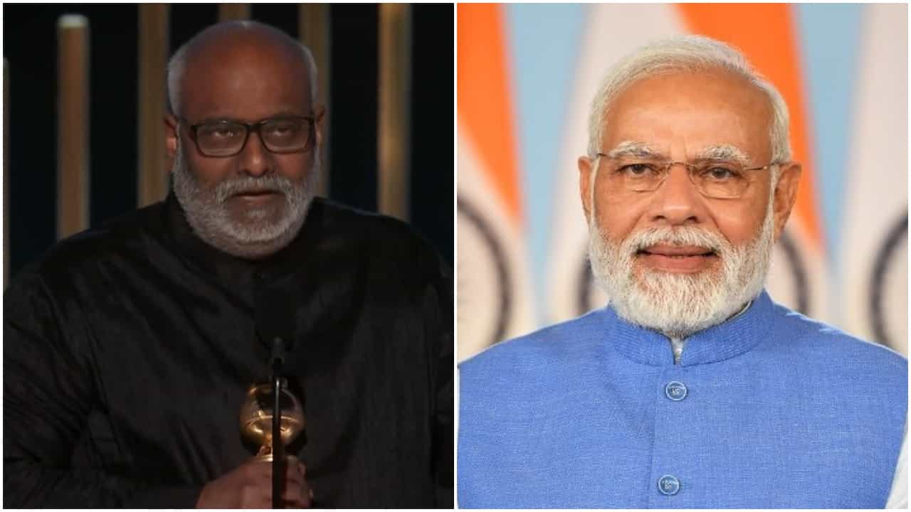 MM Keeravani: ಗೋಲ್ಡನ್ ಗ್ಲೋಬ್ ಪ್ರಶಸ್ತಿ ಪಡೆದ ‘ಆರ್ಆರ್ಆರ್’ ತಂಡಕ್ಕೆ ಪ್ರಧಾನಿ ಮೋದಿ ಅಭಿನಂದನೆ MM Keeravani: ಗೋಲ್ಡನ್ ಗ್ಲೋಬ್ ಪ್ರಶಸ್ತಿ ಪಡೆದ ‘ಆರ್ಆರ್ಆರ್’ ತಂಡಕ್ಕೆ ಪ್ರಧಾನಿ ಮೋದಿ ಅಭಿನಂದನೆ
