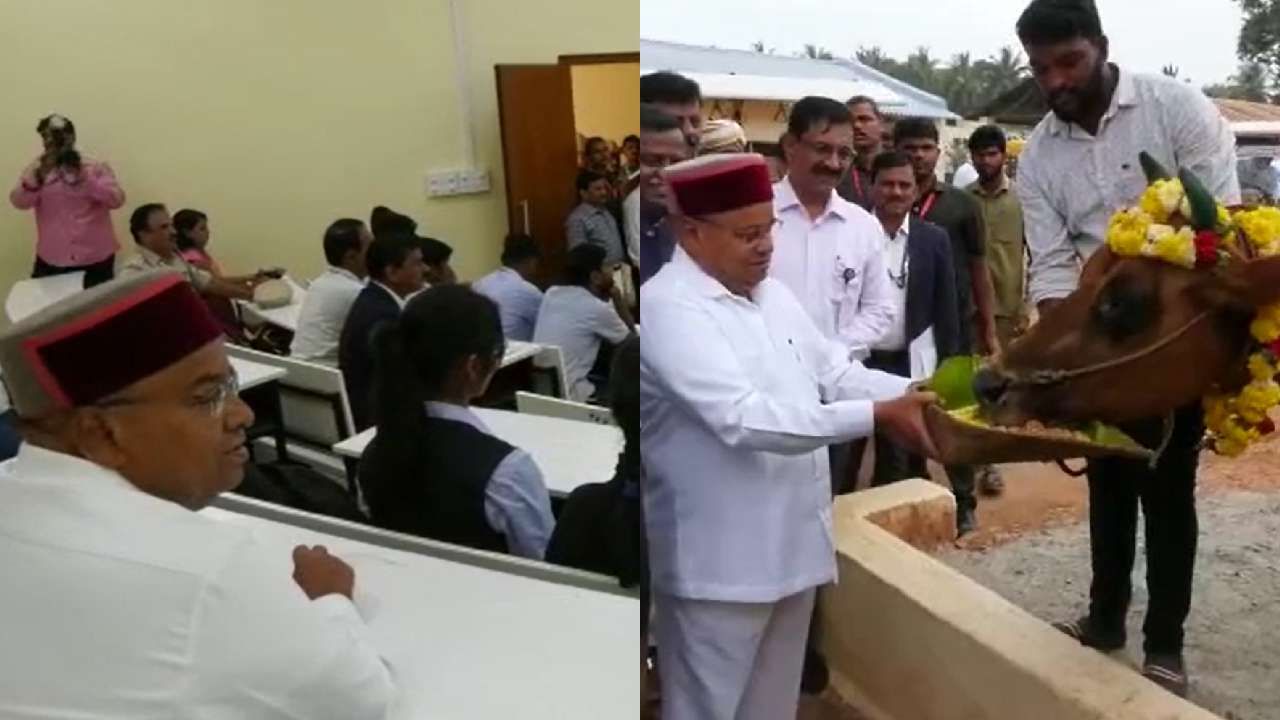 ಬೆಂಗಳೂರು ಕೃಷಿ ವಿವಿಗೆ ರಾಜ್ಯಪಾಲರ ದಿಢೀರ್ ಭೇಟಿ, ವಿದ್ಯಾರ್ಥಿಗಳೊಂದಿಗೆ ಕುಳಿತು ಪಾಠ ಕೇಳಿದ ಥಾವರ್ ಚಂದ್ ಗೆಹ್ಲೋಟ್ ಬೆಂಗಳೂರು ಕೃಷಿ ವಿವಿಗೆ ರಾಜ್ಯಪಾಲರ ದಿಢೀರ್ ಭೇಟಿ, ವಿದ್ಯಾರ್ಥಿಗಳೊಂದಿಗೆ ಕುಳಿತು ಪಾಠ ಕೇಳಿದ ಥಾವರ್ ಚಂದ್ ಗೆಹ್ಲೋಟ್