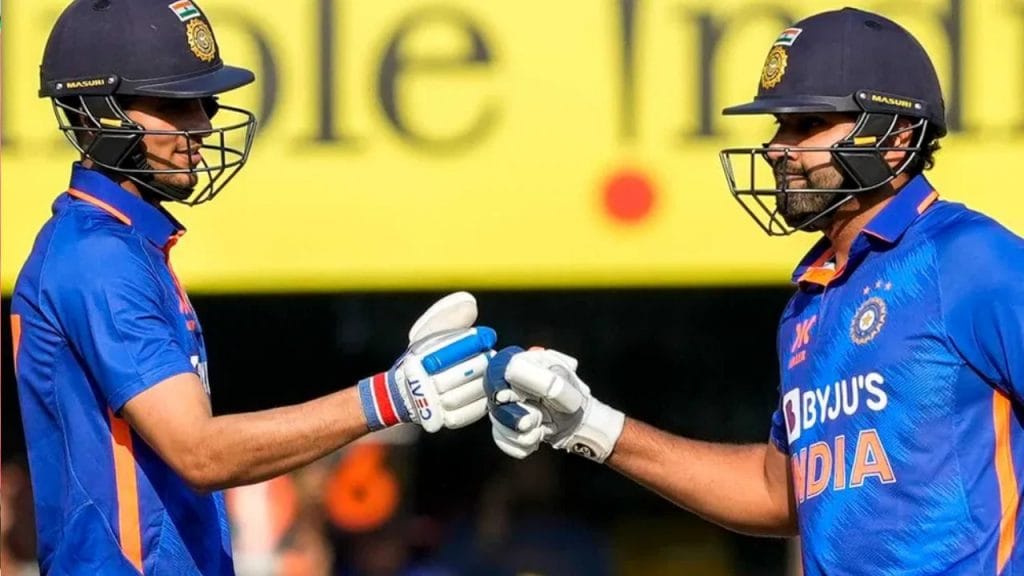 IND vs SL 3rd odi shubman gill smashes 4 back to back boundaries vs srilanka