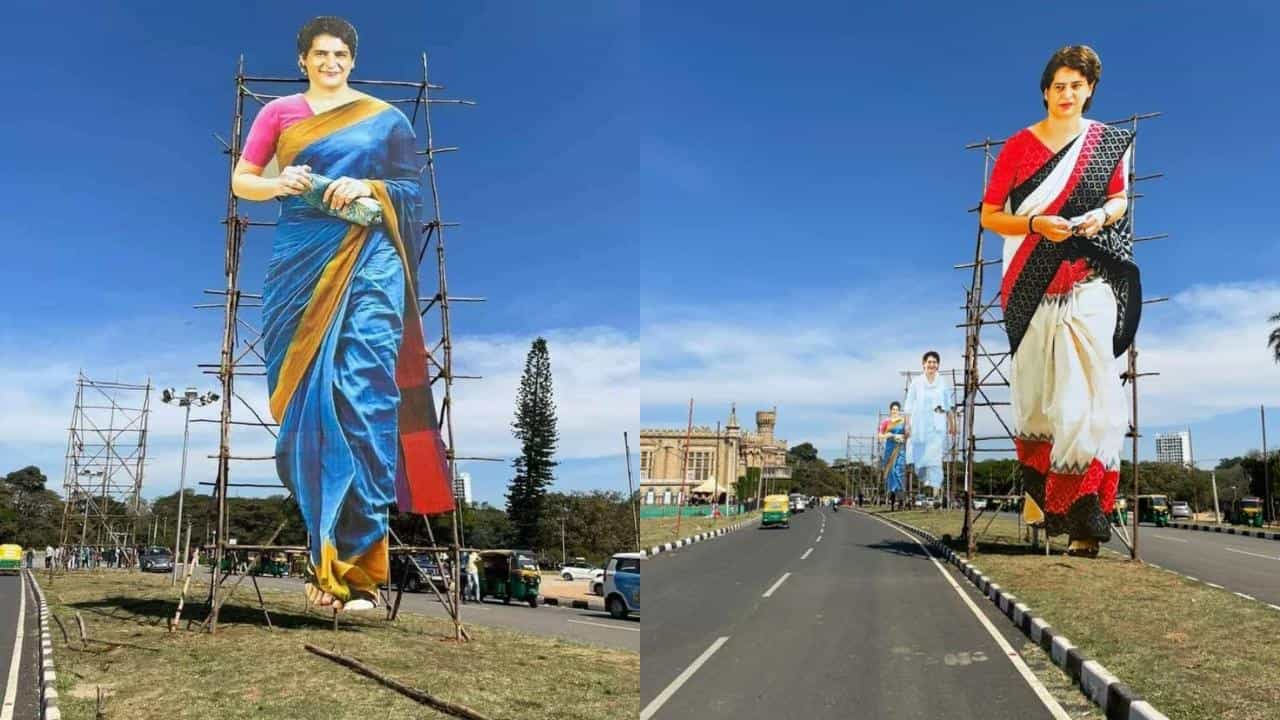 Priyanka Gandhi in Bengaluru: ಬೆಂಗಳೂರಿನ ಕಾಂಗ್ರೆಸ್ ರ್ಯಾಲಿಯಲ್ಲಿ ಇಂದು ಪ್ರಿಯಾಂಕಾ ಗಾಂಧಿ ಭಾಗಿ; ಮಹಿಳಾ ಸಮಾವೇಶದಲ್ಲಿ ಬೃಹತ್ ಘೋಷಣೆ ಸಾಧ್ಯತೆ Priyanka Gandhi in Bengaluru: ಬೆಂಗಳೂರಿನ ಕಾಂಗ್ರೆಸ್ ರ್ಯಾಲಿಯಲ್ಲಿ ಇಂದು ಪ್ರಿಯಾಂಕಾ ಗಾಂಧಿ ಭಾಗಿ; ಮಹಿಳಾ ಸಮಾವೇಶದಲ್ಲಿ ಬೃಹತ್ ಘೋಷಣೆ ಸಾಧ್ಯತೆ