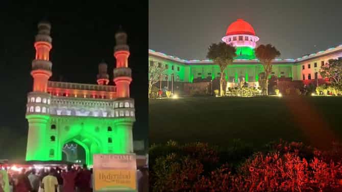 Republic Day 2023: ಗಣರಾಜ್ಯೋತ್ಸವ ಹಿನ್ನೆಲೆ ತ್ರಿವರ್ಣ ಬಣ್ಣದಲ್ಲಿ ಮಿನುಗುತ್ತಿವೆ ಸರ್ಕಾರಿ ಕಟ್ಟಡಗಳು, ಫೋಟೋಸ್ ಇವೆ