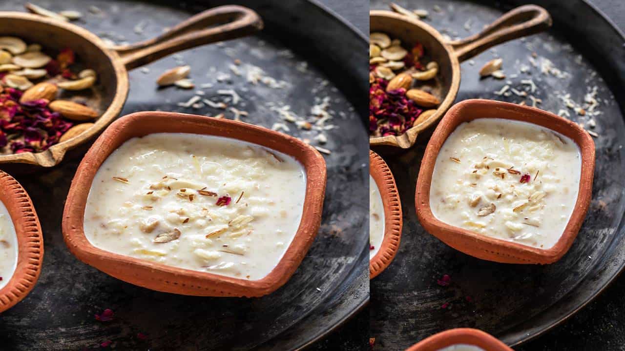 Rice Kheer Recipe: ಕೇವಲ 15 ನಿಮಿಷಗಳಲ್ಲಿ ಸುಲಭವಾಗಿ ಅಕ್ಕಿ ಪಾಯಸ ತಯಾರಿಸಿ Rice Kheer Recipe: ಕೇವಲ 15 ನಿಮಿಷಗಳಲ್ಲಿ ಸುಲಭವಾಗಿ ಅಕ್ಕಿ ಪಾಯಸ ತಯಾರಿಸಿ