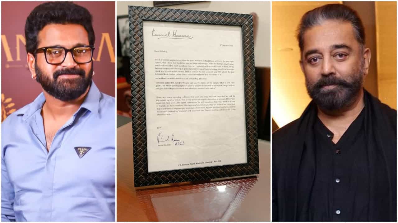 Kamal Haasan: ‘ನಿಮ್ಮ ಮುಂದಿನ ಚಿತ್ರದಿಂದ ಕಾಂತಾರ ಸಿನಿಮಾ ದಾಖಲೆ ಮುರಿಯಿರಿ’; ರಿಷಬ್ ಶೆಟ್ಟಿಗೆ ಕಮಲ್ ಹಾಸನ್ ಸಲಹೆ Kamal Haasan: ‘ನಿಮ್ಮ ಮುಂದಿನ ಚಿತ್ರದಿಂದ ಕಾಂತಾರ ಸಿನಿಮಾ ದಾಖಲೆ ಮುರಿಯಿರಿ’; ರಿಷಬ್ ಶೆಟ್ಟಿಗೆ ಕಮಲ್ ಹಾಸನ್ ಸಲಹೆ