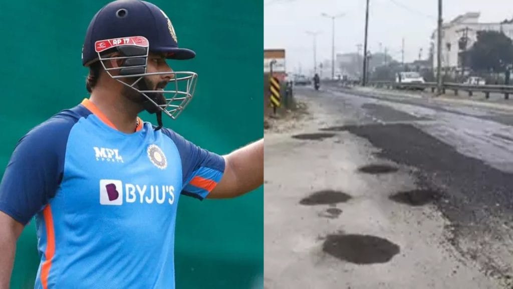 Rishabh Pant accident After Rishabh Pant accident NHAI repairs road in haste psr