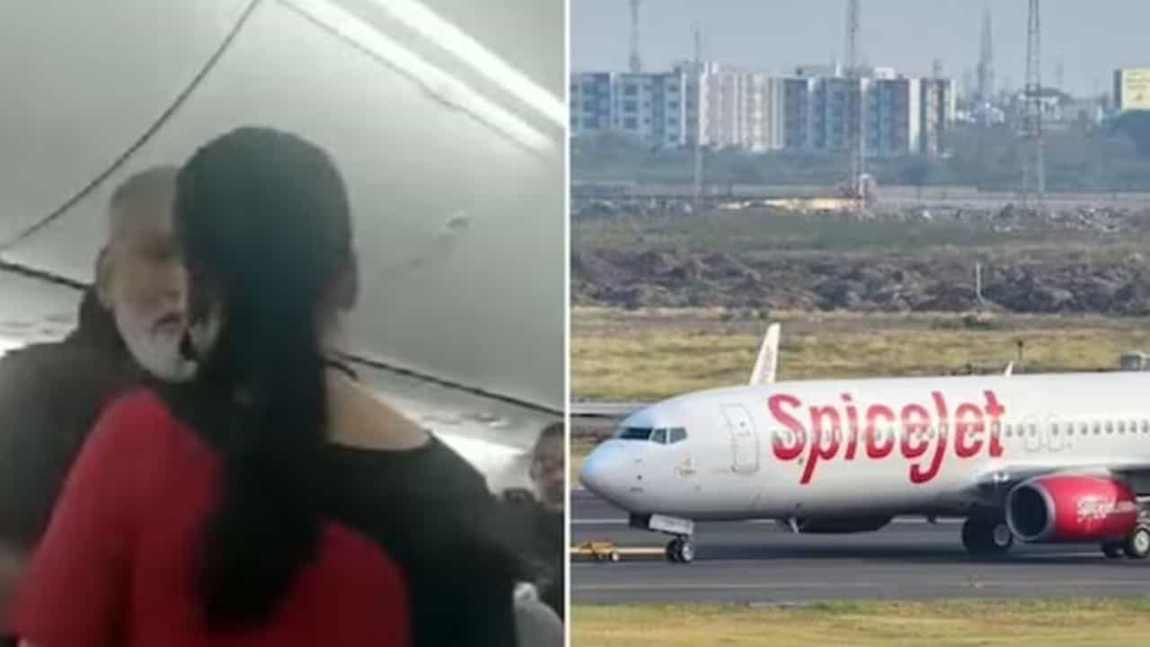 SpiceJet: ಗಗನಸಖಿ ಜೊತೆಗೆ ಅನುಚಿತ ವರ್ತನೆ ವಿಮಾನದಿಂದ ಪ್ರಯಾಣಿಕರನ್ನು ಕೆಳಗಿಳಿಸಿದ ಸ್ಪೈಸ್ಜೆಟ್ SpiceJet: ಗಗನಸಖಿ ಜೊತೆಗೆ ಅನುಚಿತ ವರ್ತನೆ ವಿಮಾನದಿಂದ ಪ್ರಯಾಣಿಕರನ್ನು ಕೆಳಗಿಳಿಸಿದ ಸ್ಪೈಸ್ಜೆಟ್