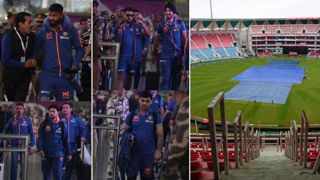 Team India in Lucknow