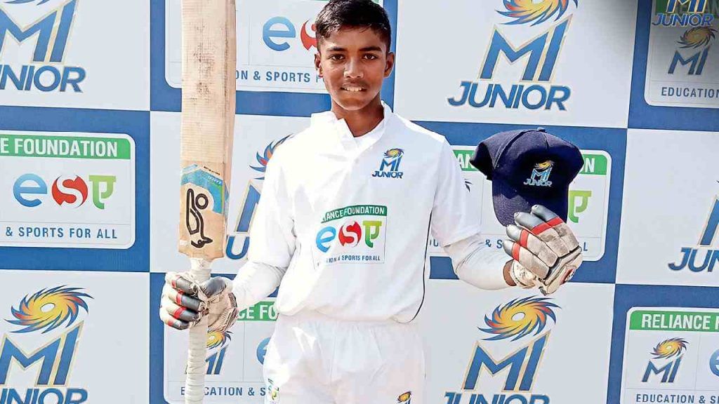 Mumbai 13-year-old Yash Chawde breaks national cricket record