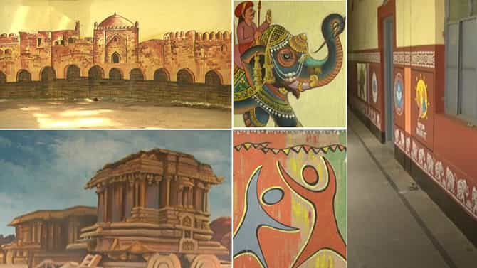 Bidar News: ಗಡಿ ಜಿಲ್ಲೆ ಬೀದರ್​ನಲ್ಲಿ ಚಿತ್ರಕಲಾ ಉತ್ಸವ ಆಯೋಜನೆ: ಸರ್ಕಾರಿ ಶಾಲಾ ಗೋಡೆ ಮೇಲೆ ಜಿಲ್ಲೆಯ ಐತಿಹಾಸಿಕ ಸ್ಥಳಗಳ ಅನಾವರಣ